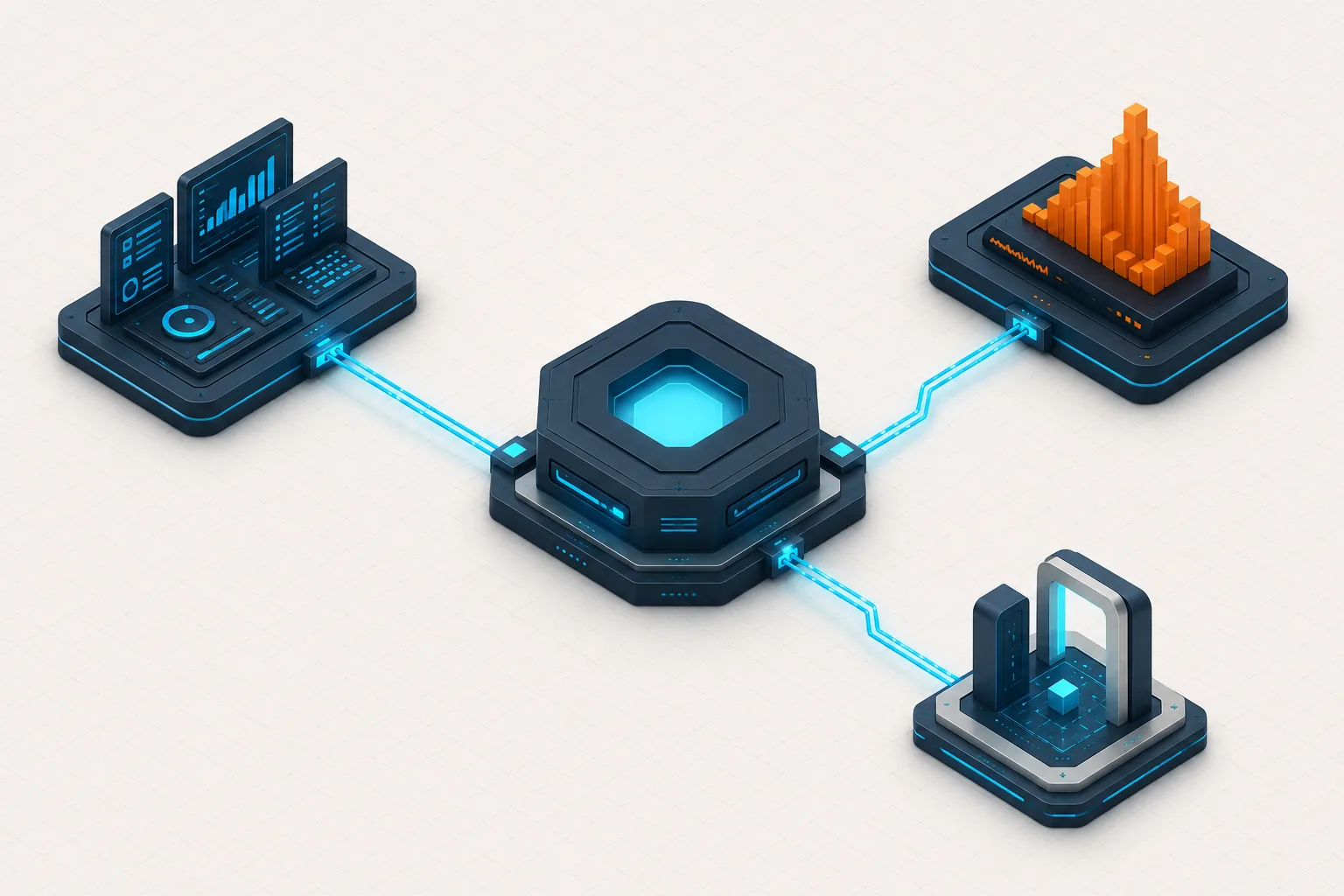 Diagram showing PULSE's three core platforms — PulseOS, PulsePredict, and PulseOpen — connected to a central Pulse Labs hub